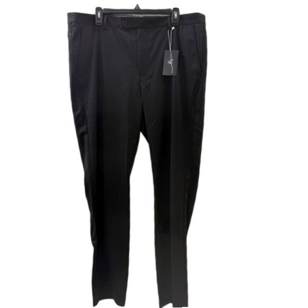 NWT Boston Scott Men's Tech Pant Black Casual Golf Size 36x33 MSRP $125